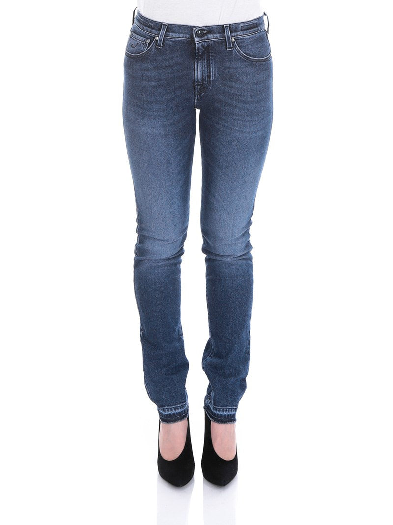 Blue Cotton Jeans & Pant