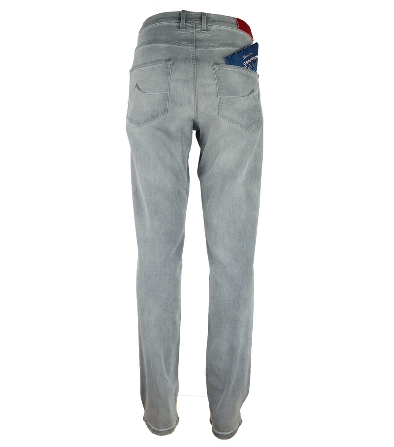 Gray Cotton Jeans & Pant