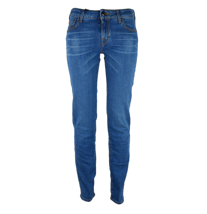 Blue Cotton Jeans & Pant