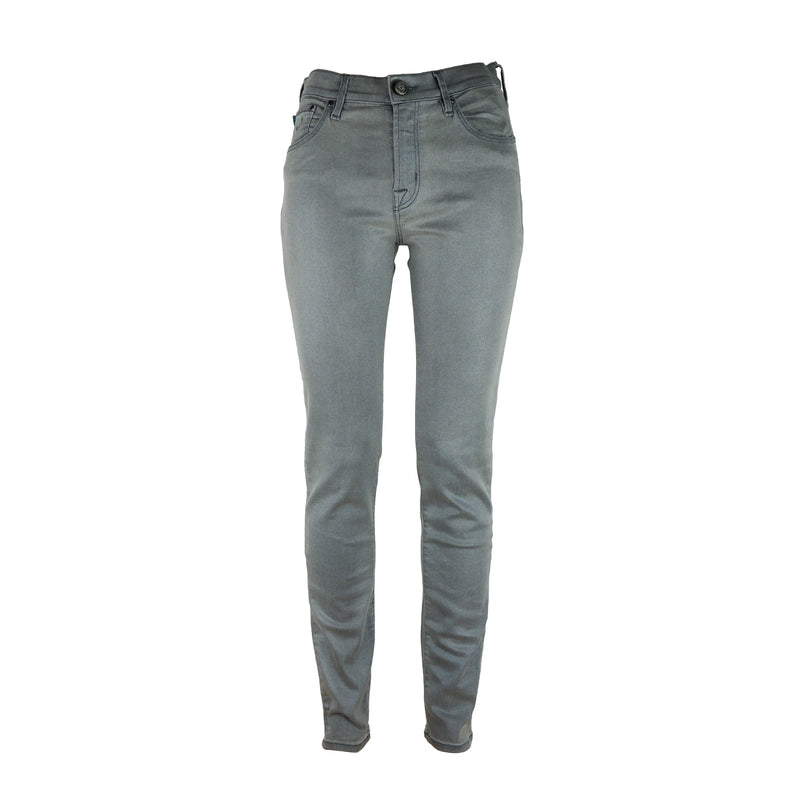 Gray Cotton Jeans & Pant