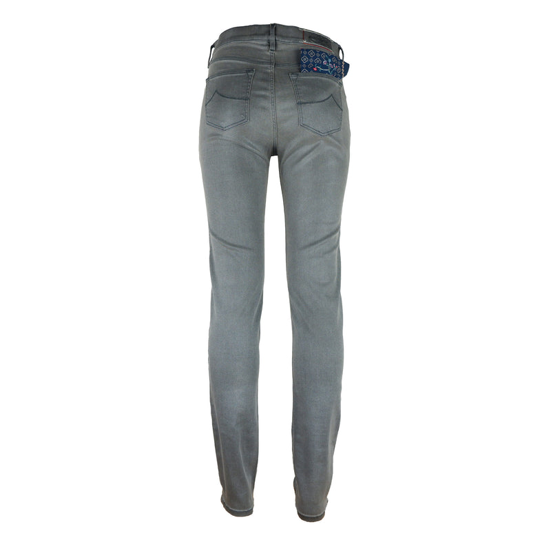 Gray Cotton Jeans & Pant