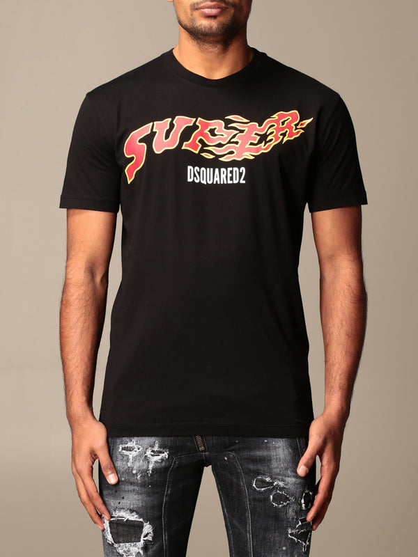 Black Cotton T-Shirt