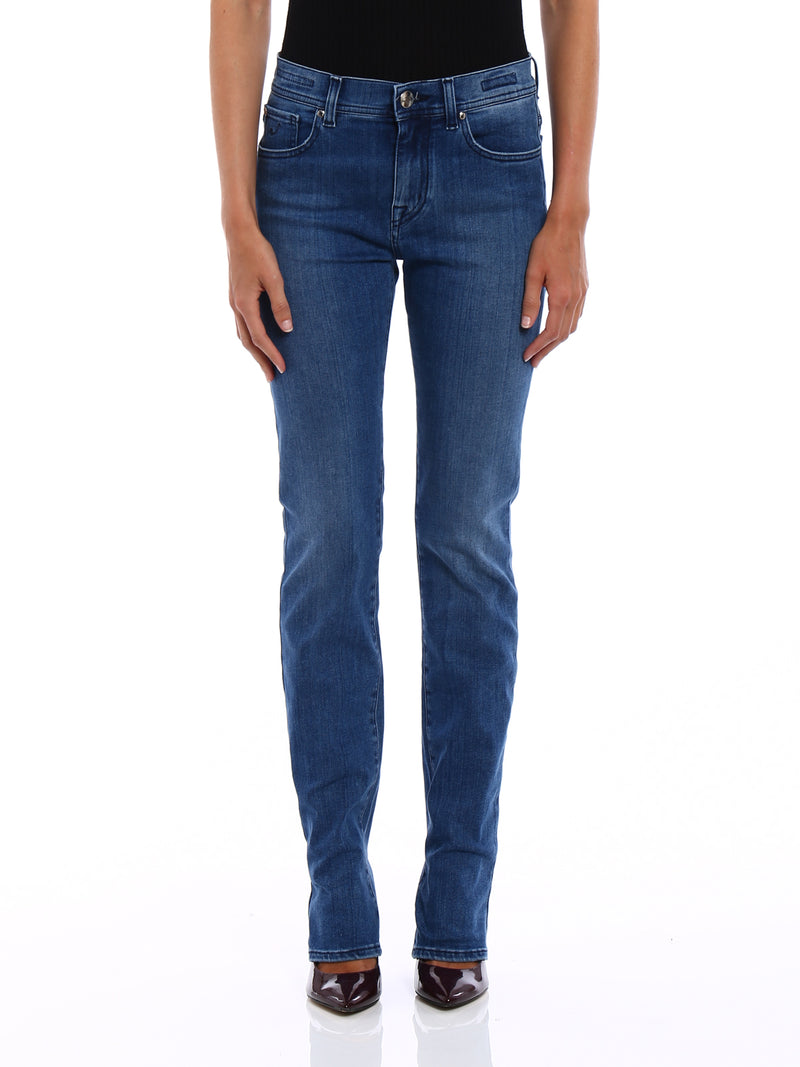 Blue Viscose Jeans & Pant