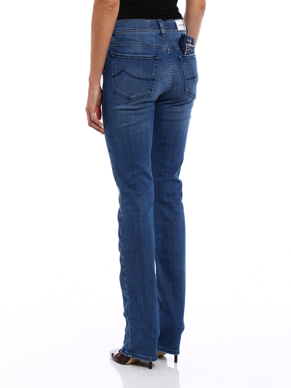 Blue Viscose Jeans & Pant