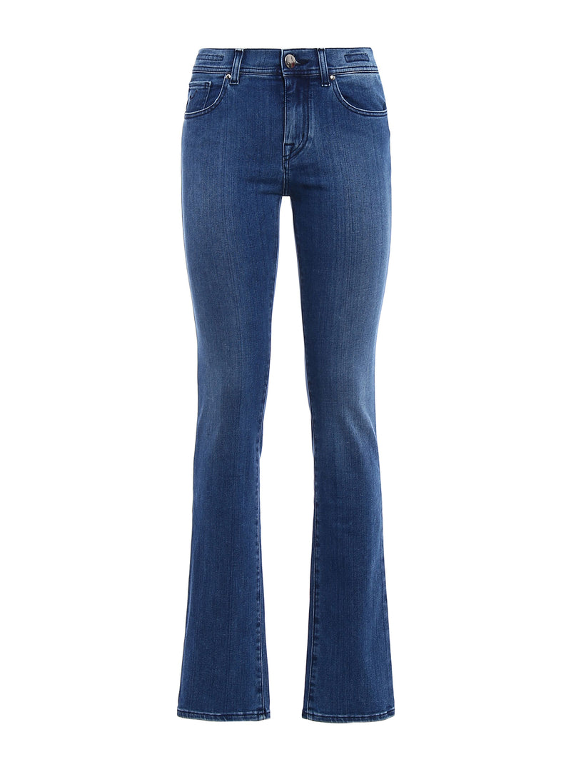 Blue Viscose Jeans & Pant