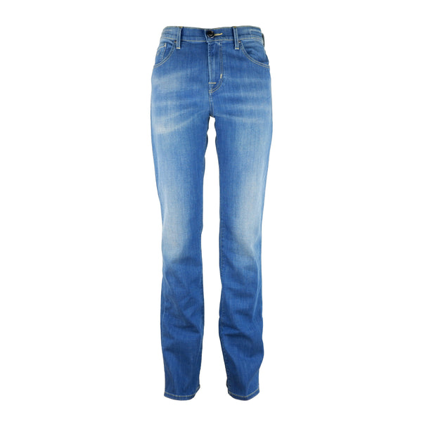 Blue Cotton Jeans & Pant