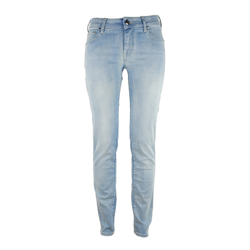 Blue Cotton Jeans & Pant