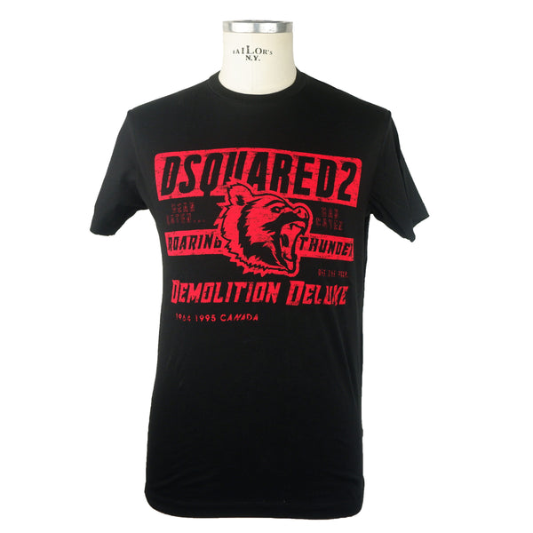 Black Cotton T-Shirt