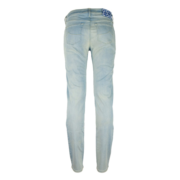 Blue Viscose Jeans & Pant