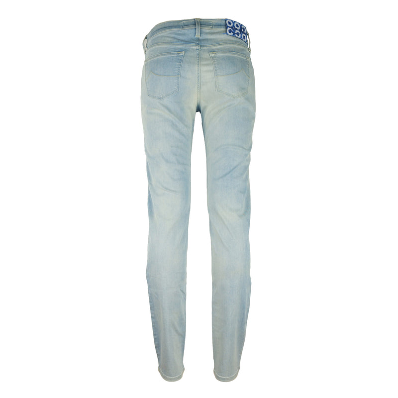 Blue Viscose Jeans & Pant