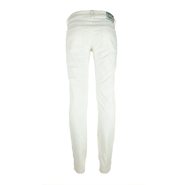 White Cotton Jeans & Pant