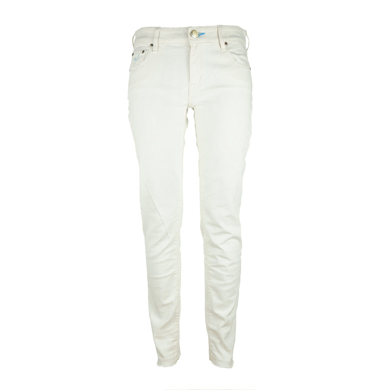White Cotton Jeans & Pant