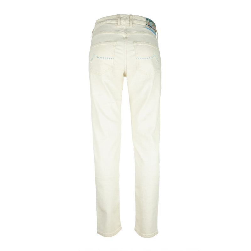 White Cotton Jeans & Pant