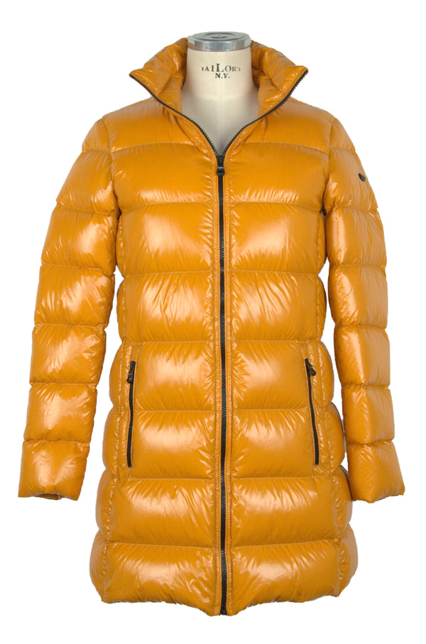 Yellow Polyamide Jackets & Coat