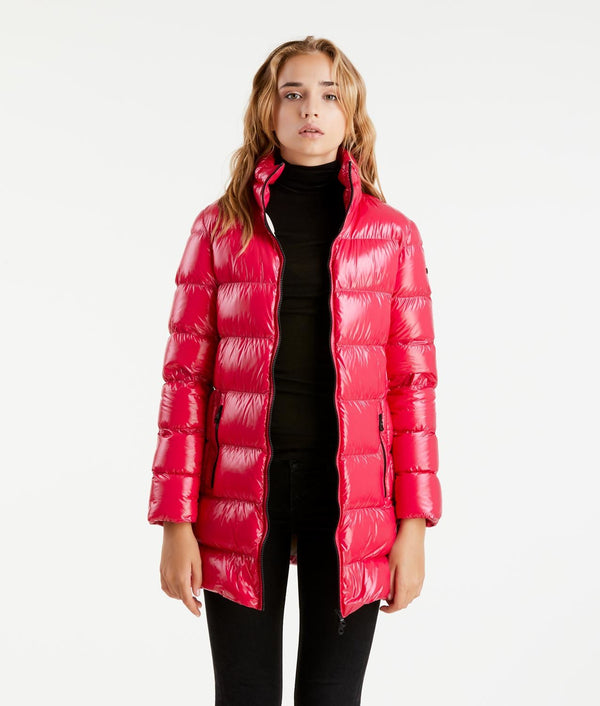 Fuchsia Polyamide Jackets & Coat