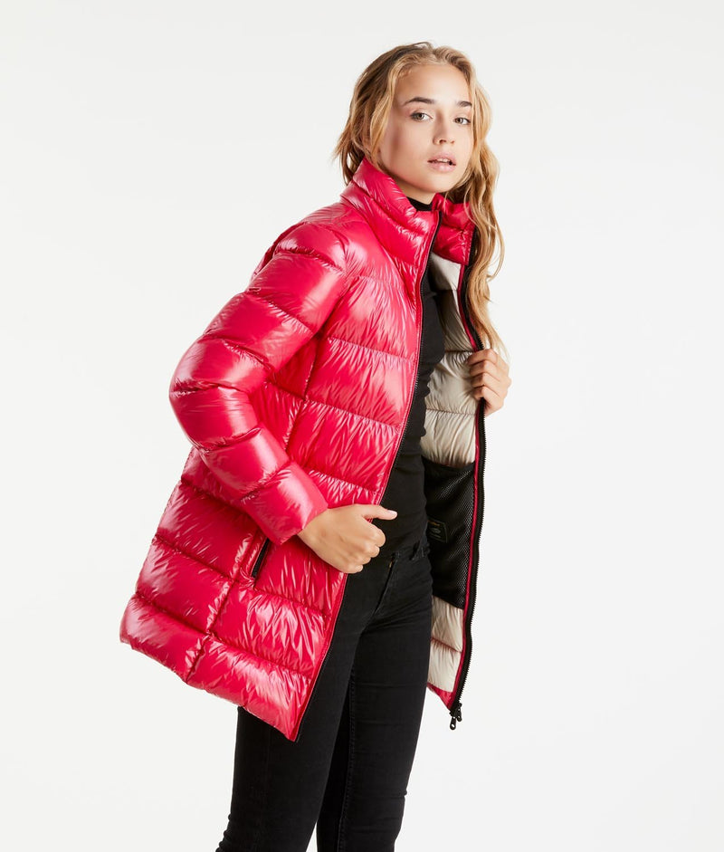 Fuchsia Polyamide Jackets & Coat