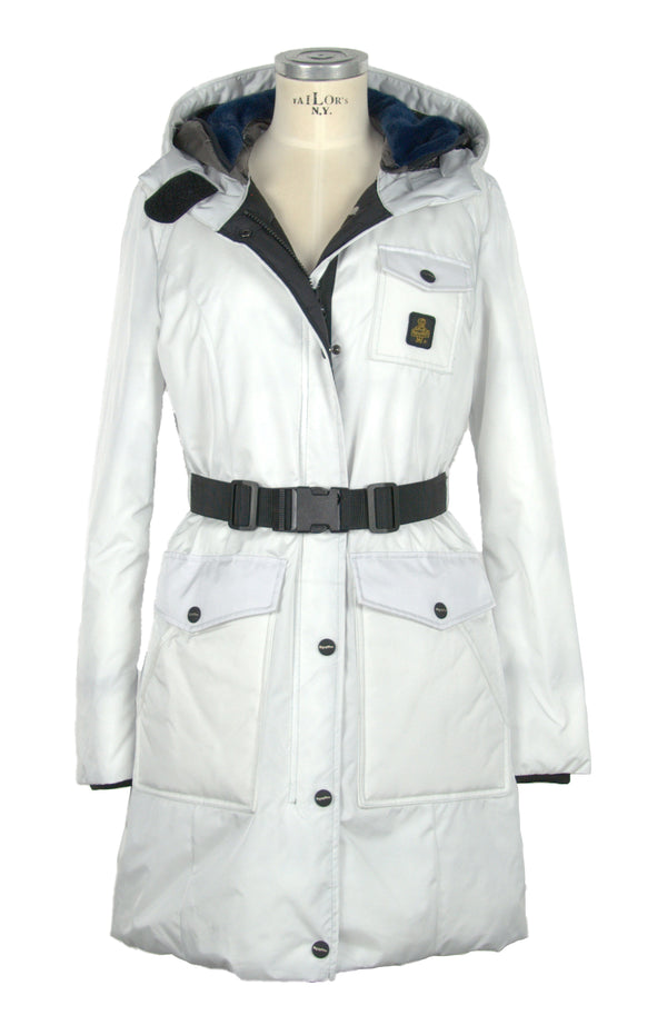 White Polyamide Jackets & Coat