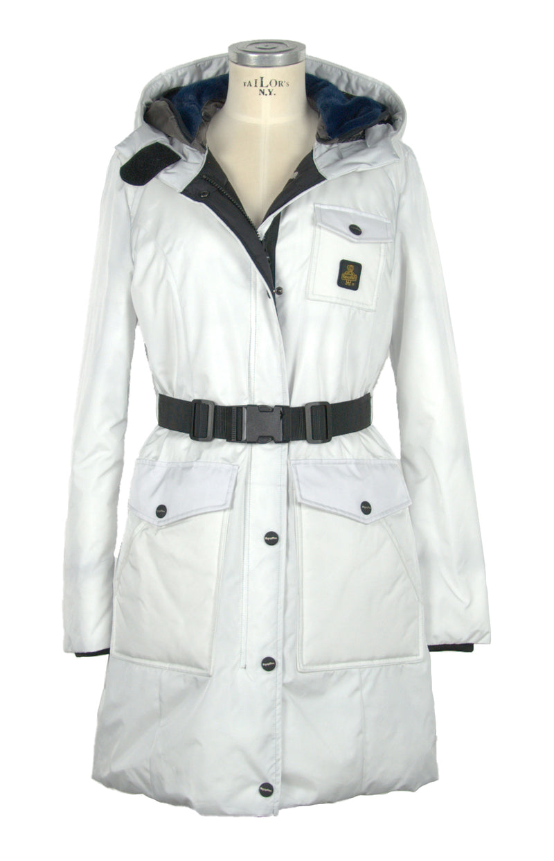 White Polyamide Jackets & Coat