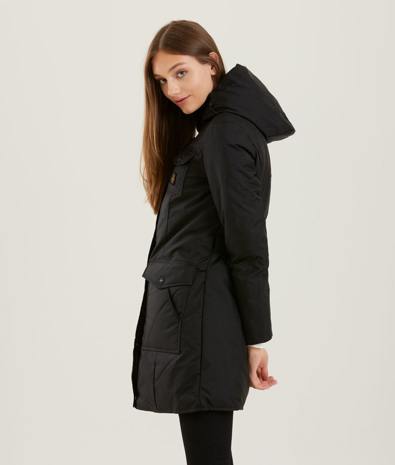 Black Polyamide Jackets & Coat